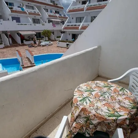 Location, Terrace With Pool View, Sunny, Quiet, Wifi P * Playa de las Americas (Tenerife)