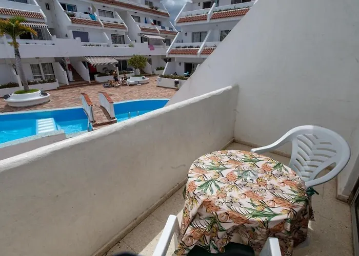 Location P, Terrace With Pool View, Sunny, Quiet, Wifi * Playa de las Américas